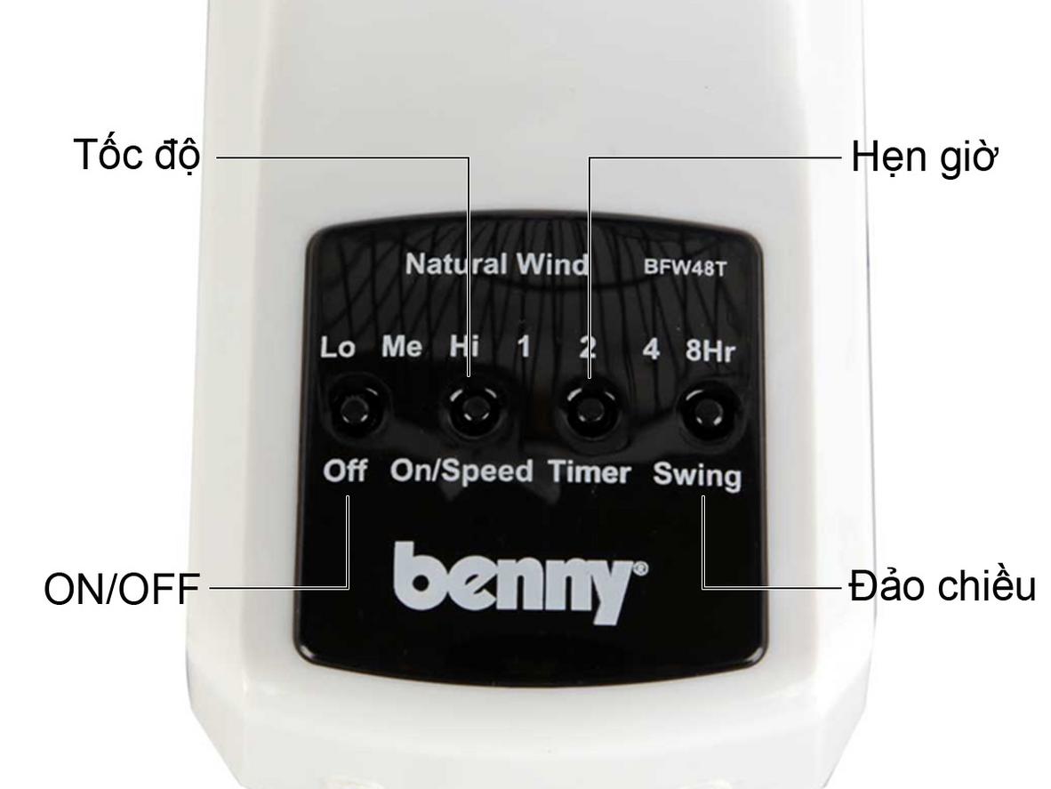 Công suất 50W và lưu lượng gió 90 m³/phút cho khả năng làm mát nhanh.