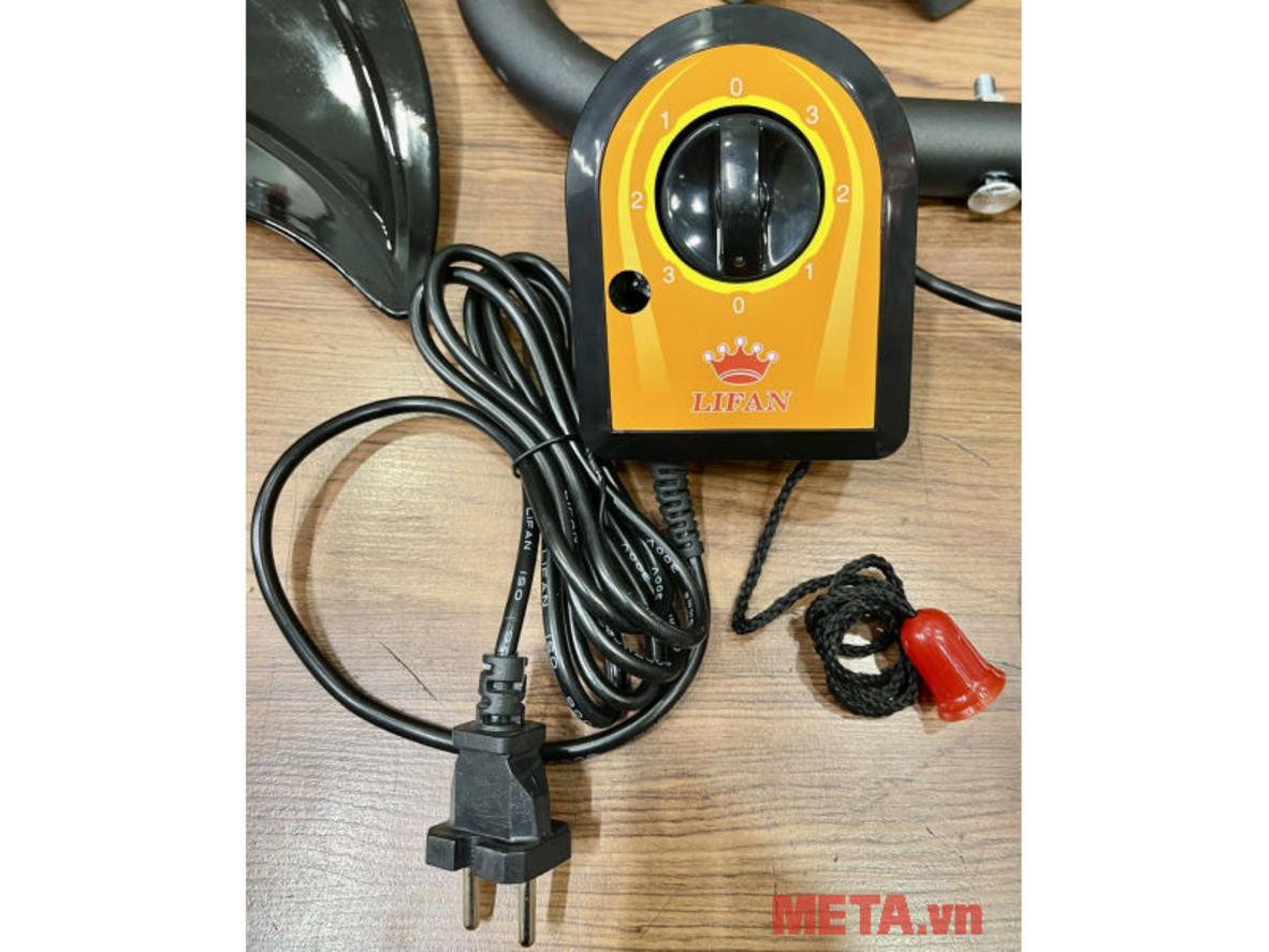 Mô tơ dây đồng 100% giúp quạt vận hành ổn định khi chạy nhiều giờ.