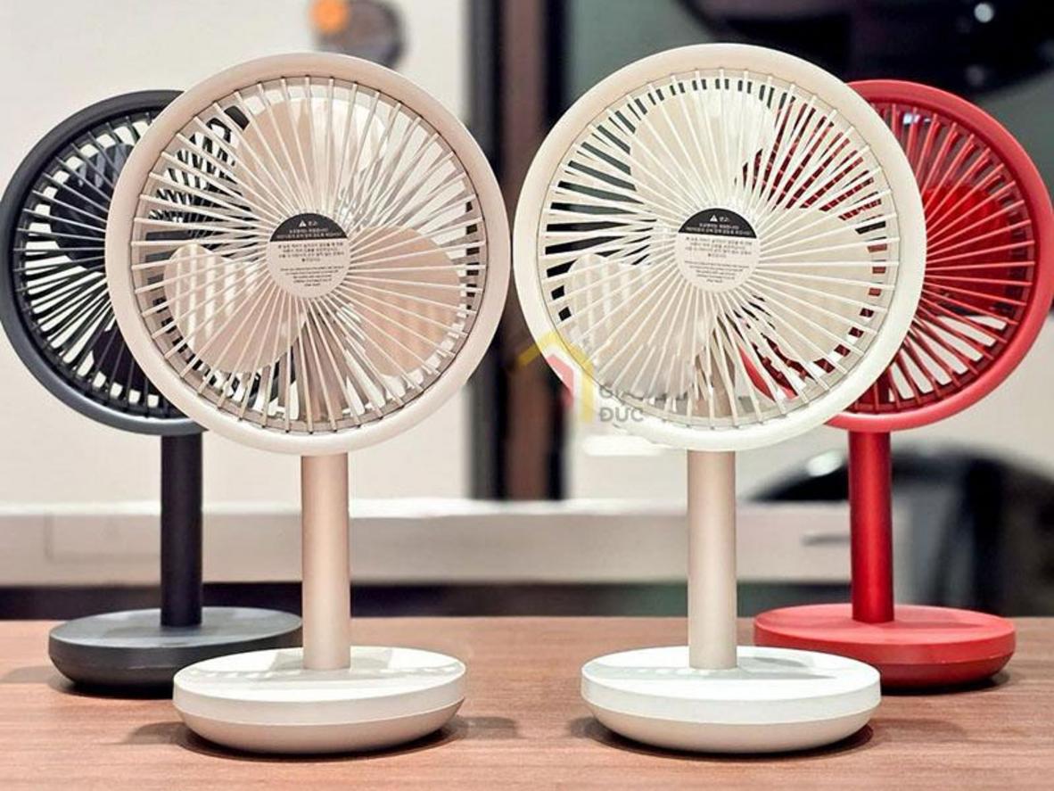 Độ ồn khoảng 20dB giúp quạt phù hợp để dùng ban đêm.