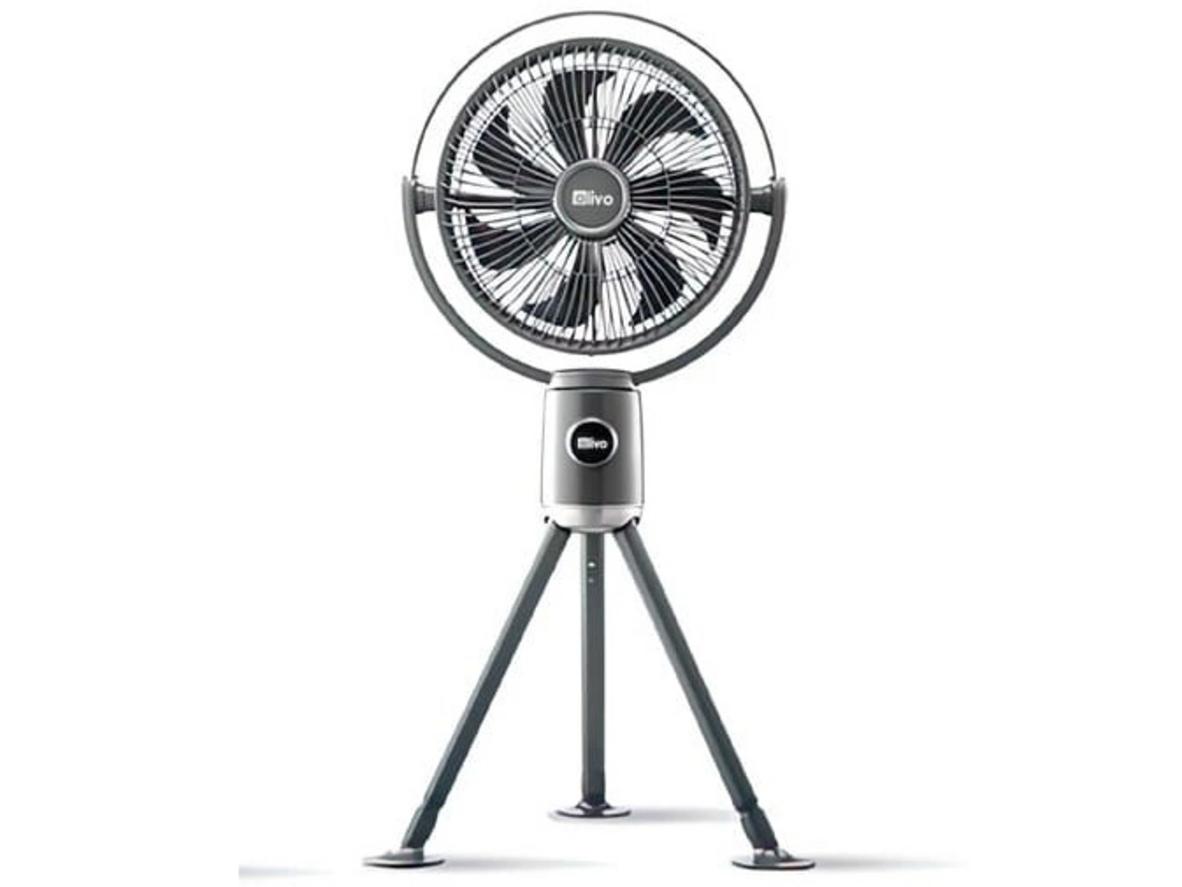 Thông số nổi bật của Quạt tích điện Olivo WF1: 4 pin, 37Wh, 22dB, sạc 2.5 giờ.