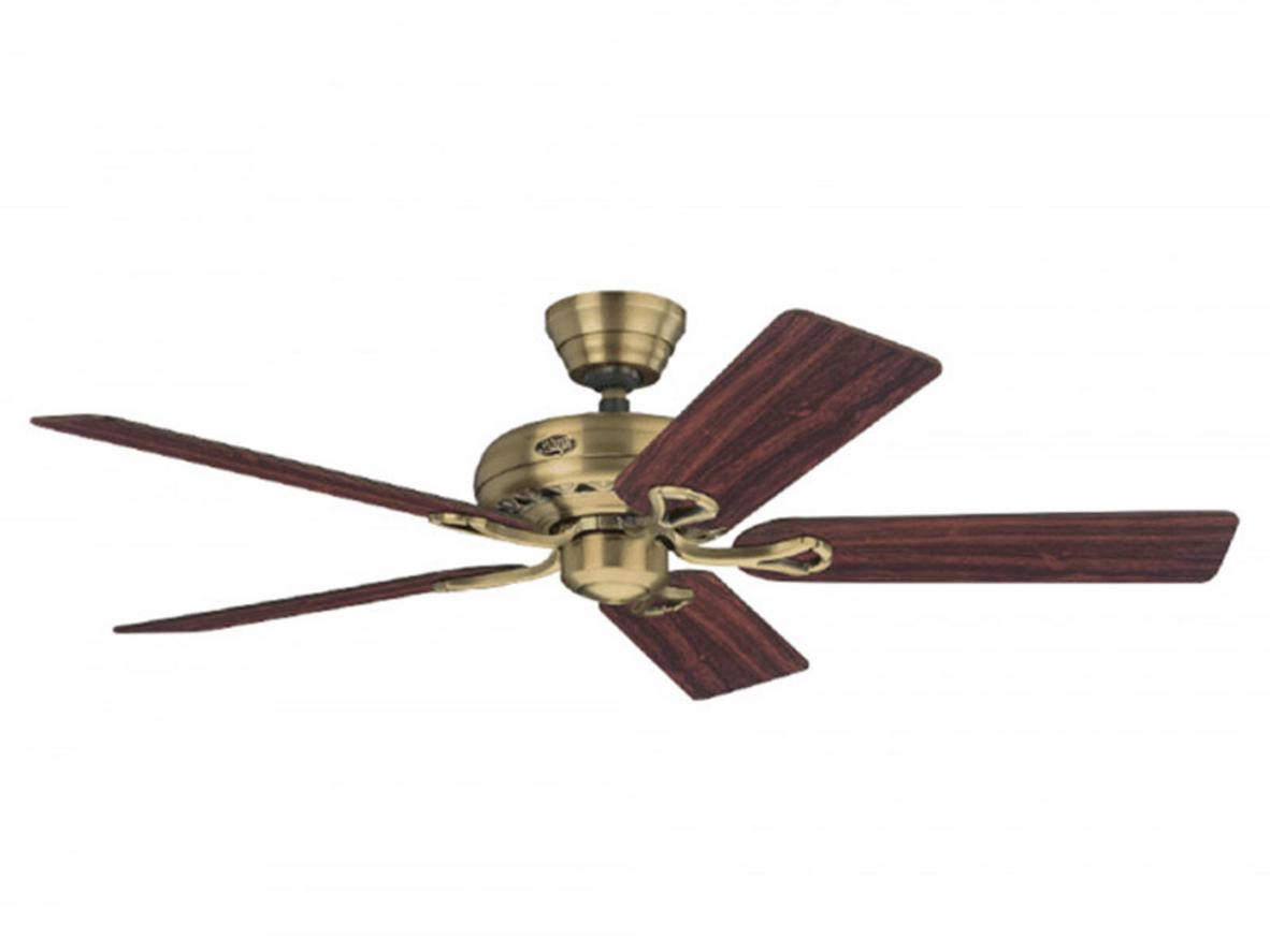 Hunter Savoy 24520 nổi bật với màu đồng vàng Antique Brass và thiết kế cổ điển Mỹ sang trọng.