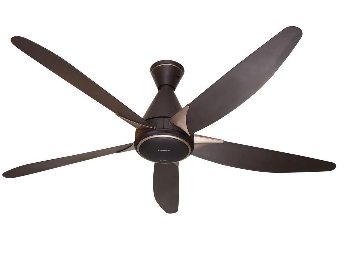 Quạt trần Panasonic F-60GDS phù hợp phòng khách, phòng ngủ lớn và không gian hiện đại.
