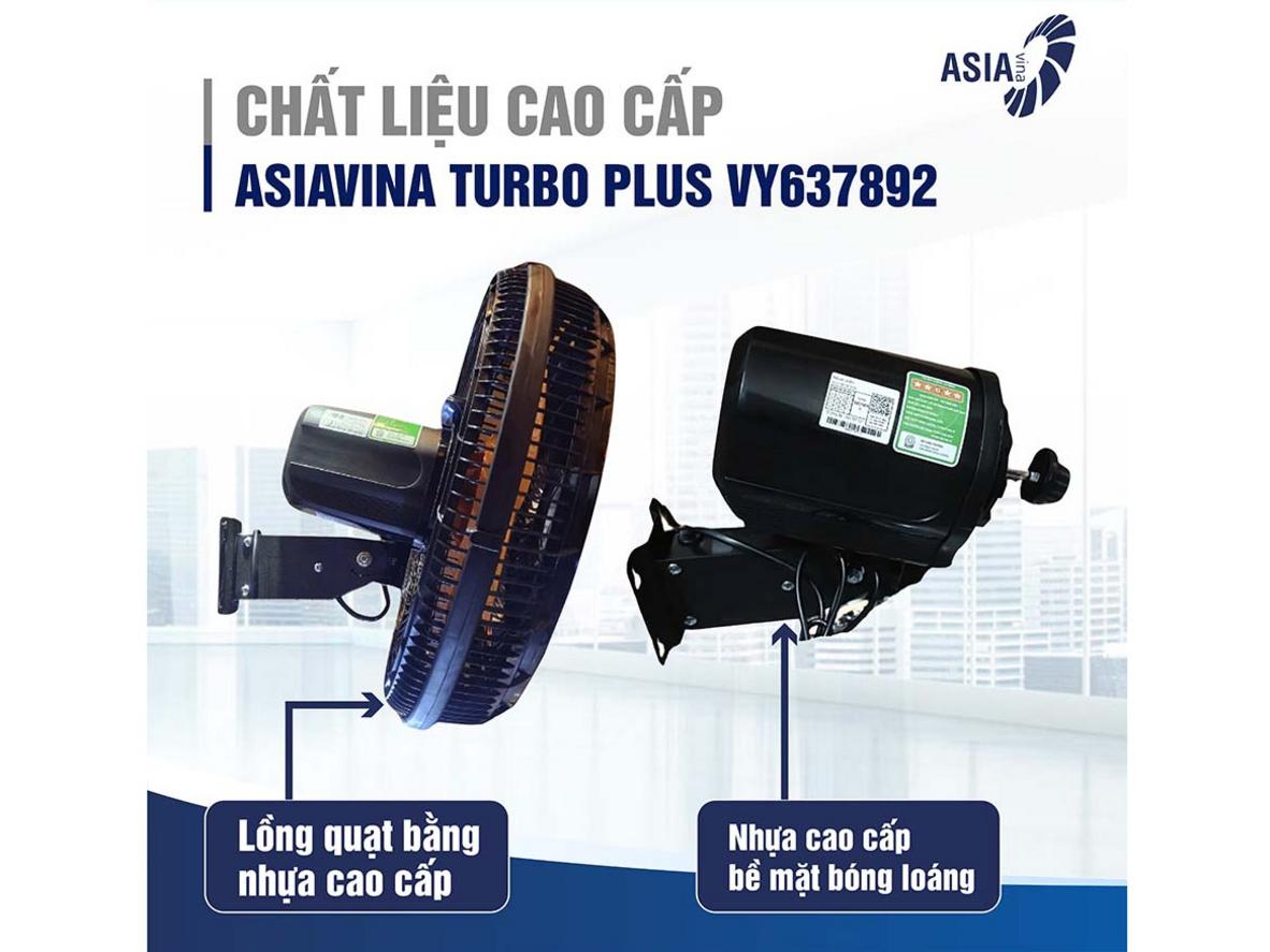 Lồng quạt nhựa cao cấp giúp vệ sinh dễ và sử dụng an toàn hơn.