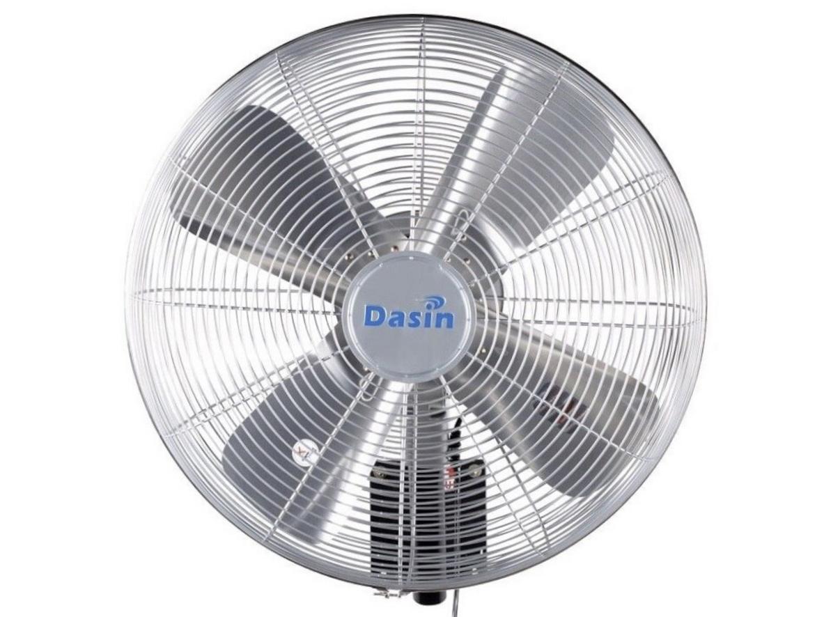 Dasin KWP-2460CN là quạt treo tường chống nước, phù hợp không gian ẩm cao và bán mở.