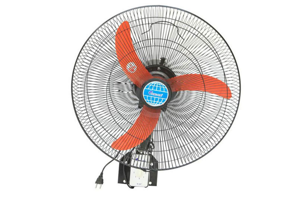 Quạt treo tường công nghiệp Ching Hai W20 với sải cánh 500 mm, phù hợp không gian cần làm mát nhanh và tiết kiệm diện tích.