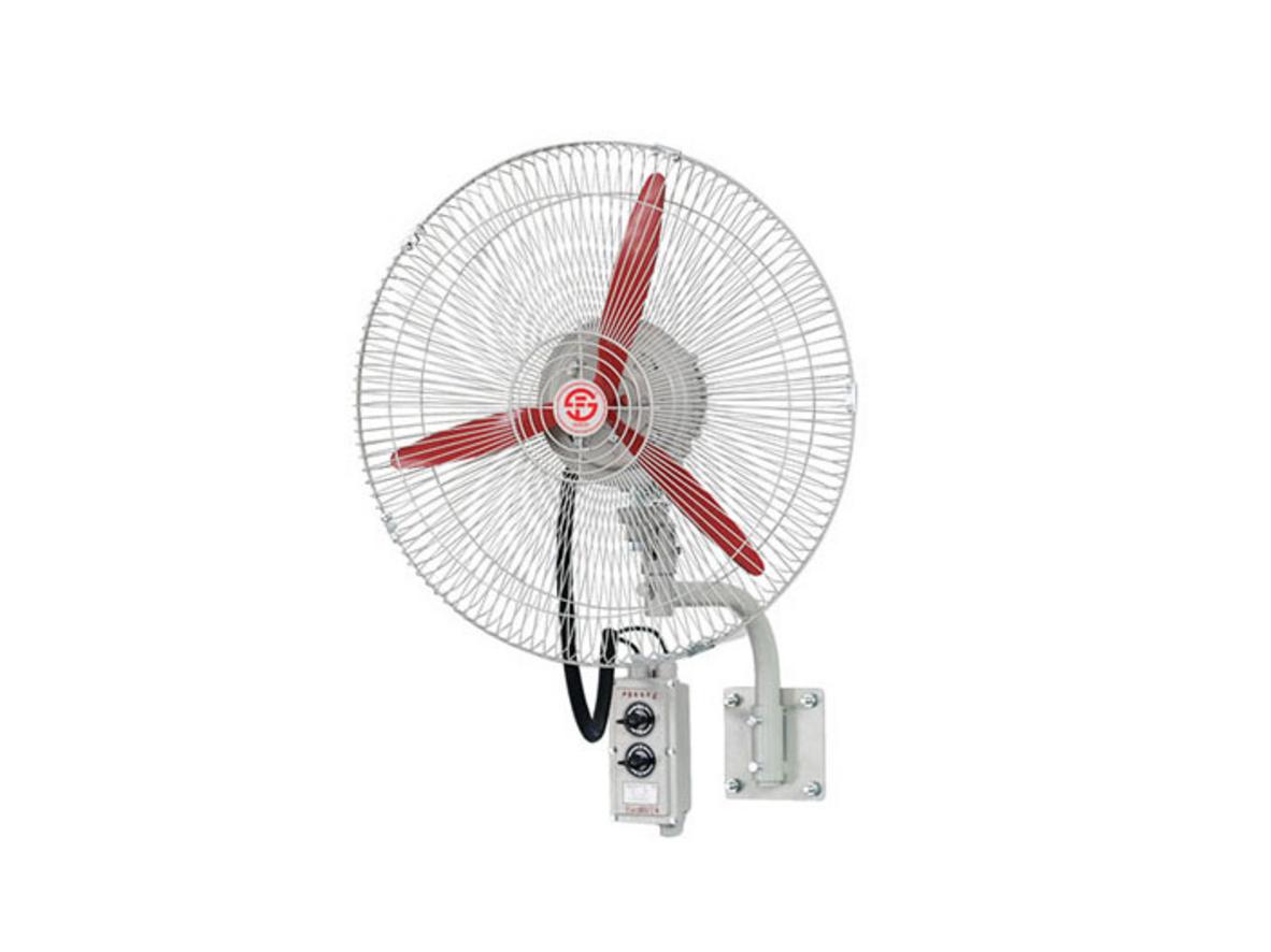 Quạt treo tường phòng nổ Sunfan FB-600 cho nhà xưởng và kho hóa chất.