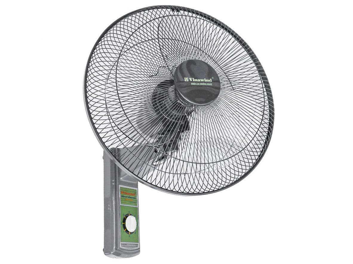 Quạt treo tường Vinawind QTT400-EĐ sải cánh 400mm, gọn diện tích và dễ bố trí cho phòng học, quán ăn, gia đình.