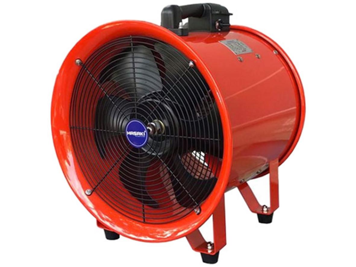 Quạt tròn xách tay Hawinco HST35 là giải pháp thông gió di động cho nhà xưởng và kho hàng.