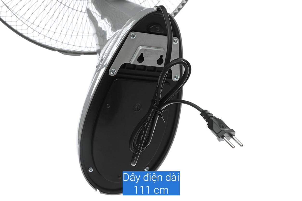 Remote và hẹn giờ 1-2-4-8 tiếng giúp Quạt treo tường Asia VY377990 55W tiện hơn khi dùng ban đêm.
