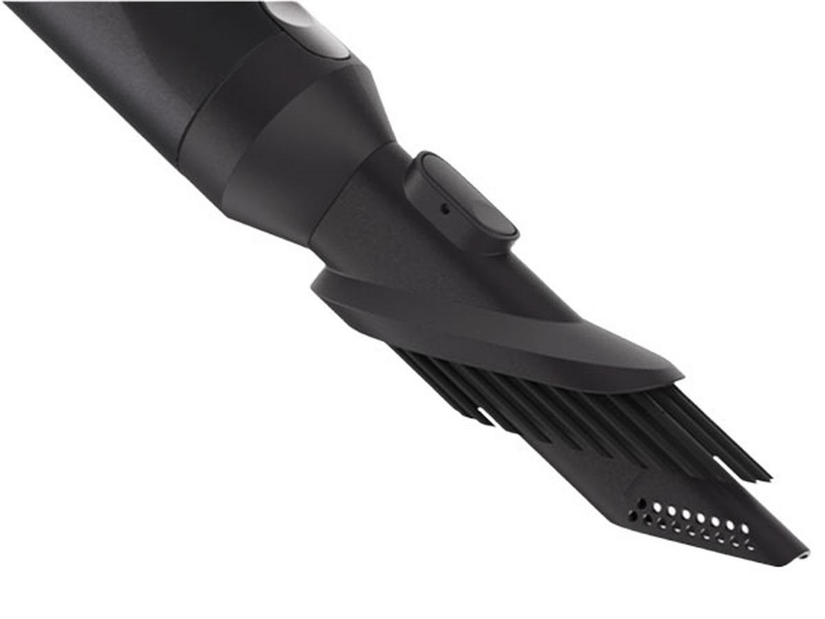 Đèn xanh 140° giúp phát hiện bụi mịn dễ hơn trên sàn.