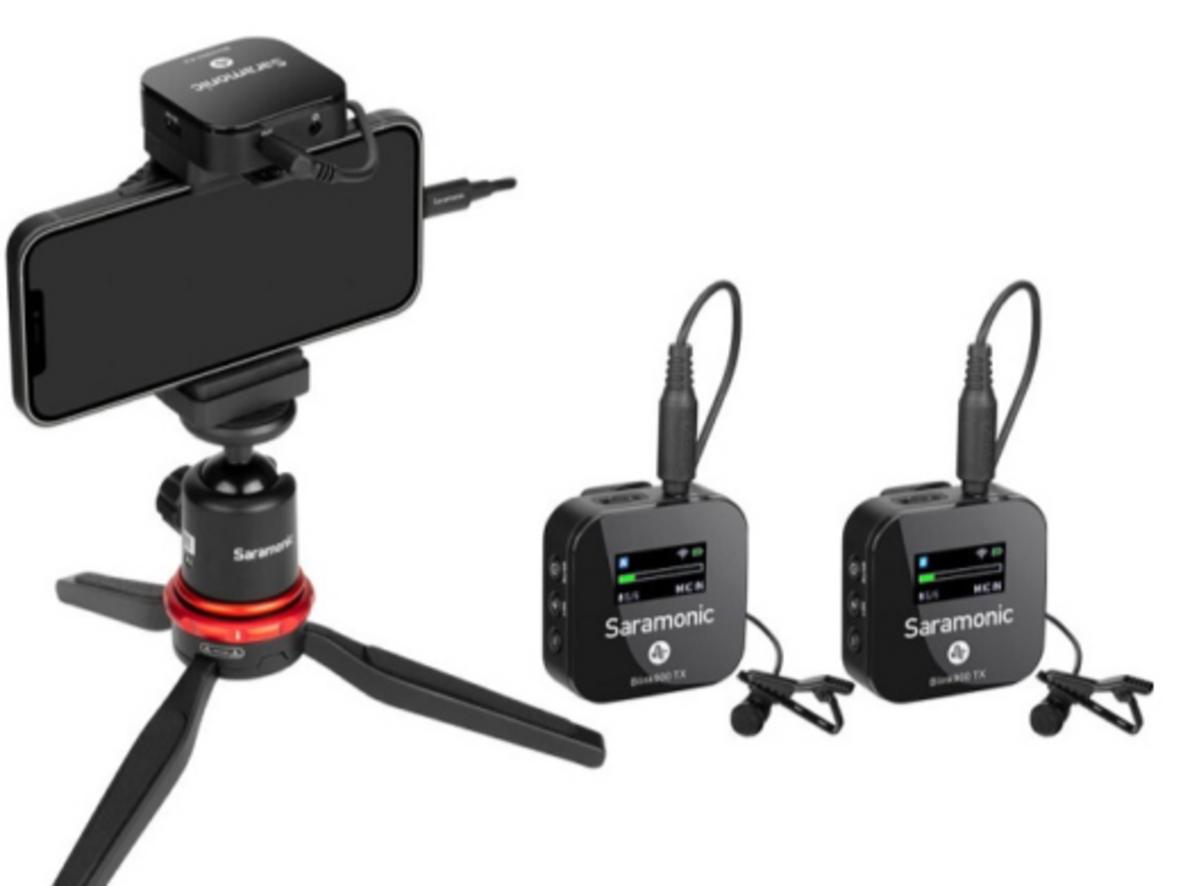 Saramonic Blink900 B1 gọn nhẹ, phù hợp quay video và livestream.