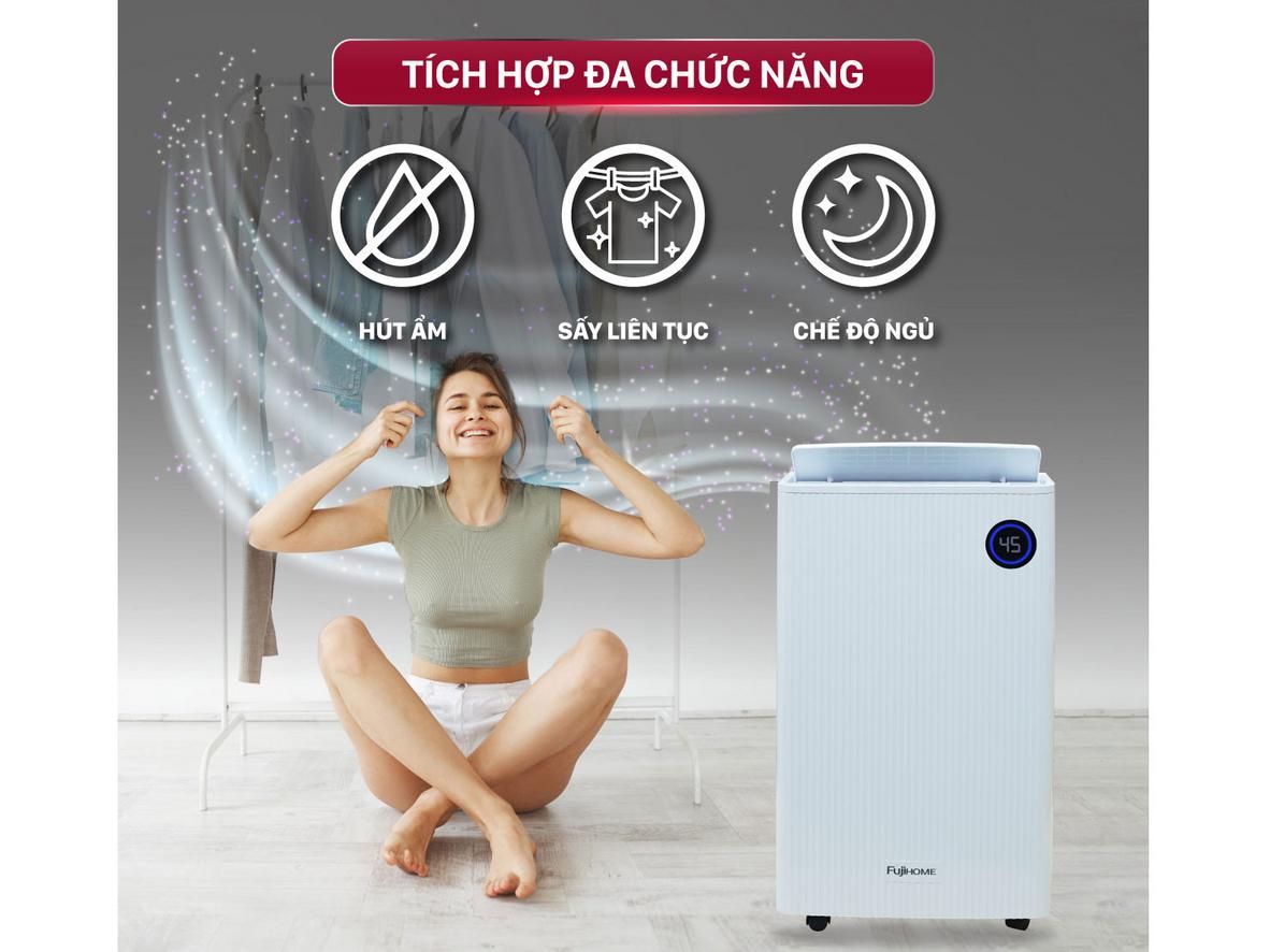 Hỗ trợ sấy quần áo trong những ngày mưa nồm