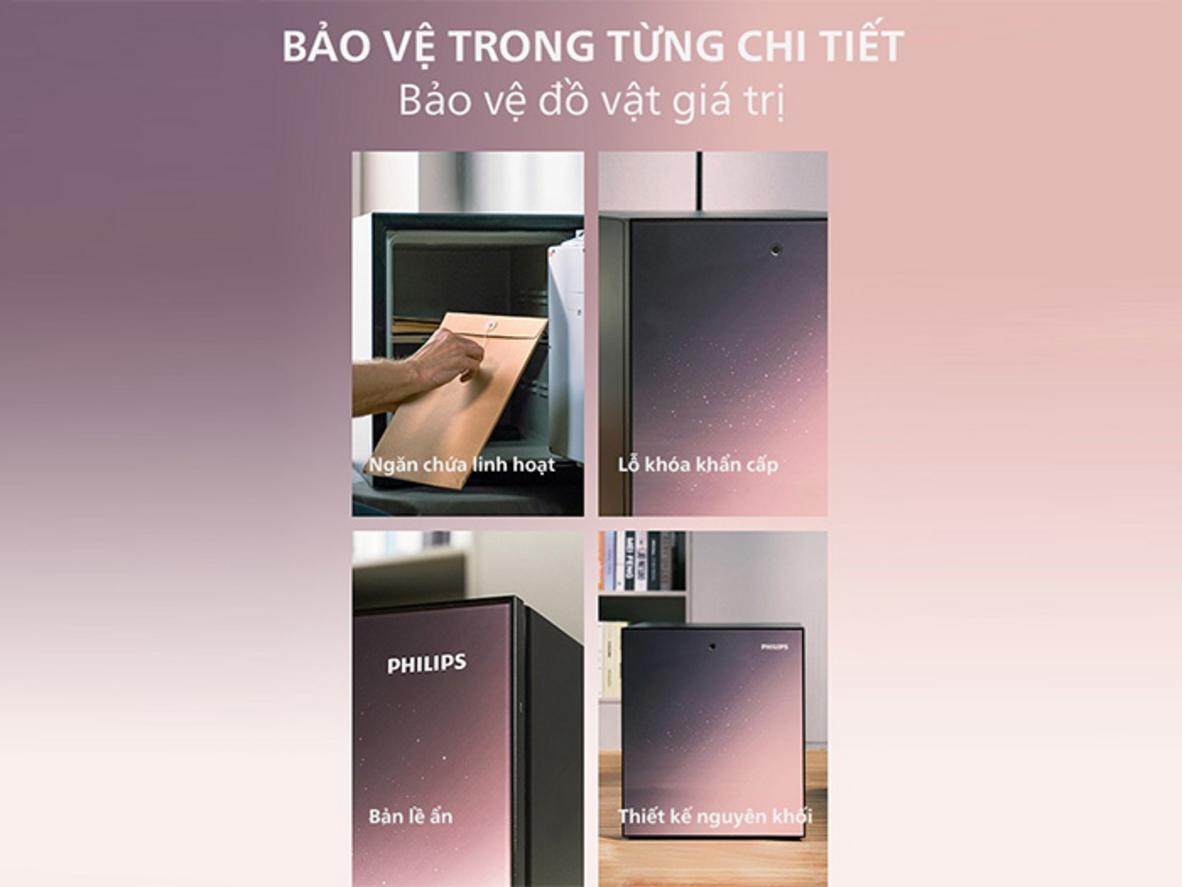 Cấu tạo composite kết hợp thép carbon giúp két bền chắc hơn.