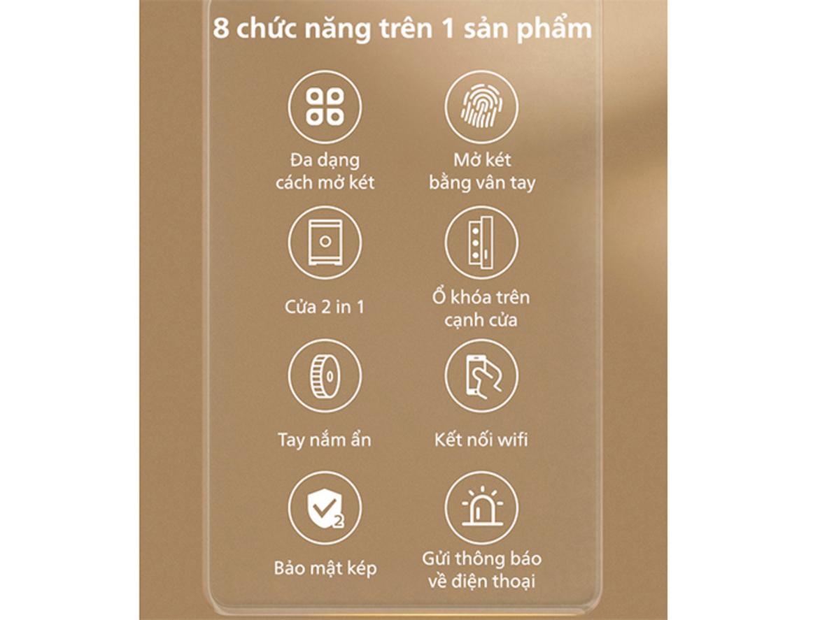 Khóa chìa và khóa điện tử của SBX602 giúp mở két linh hoạt hơn, an toàn hơn.