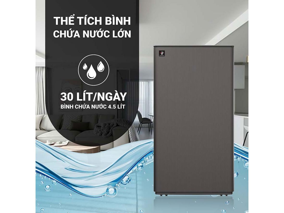 Hệ lọc HEPA + than hoạt tính giúp giữ bụi mịn và giảm mùi hôi.