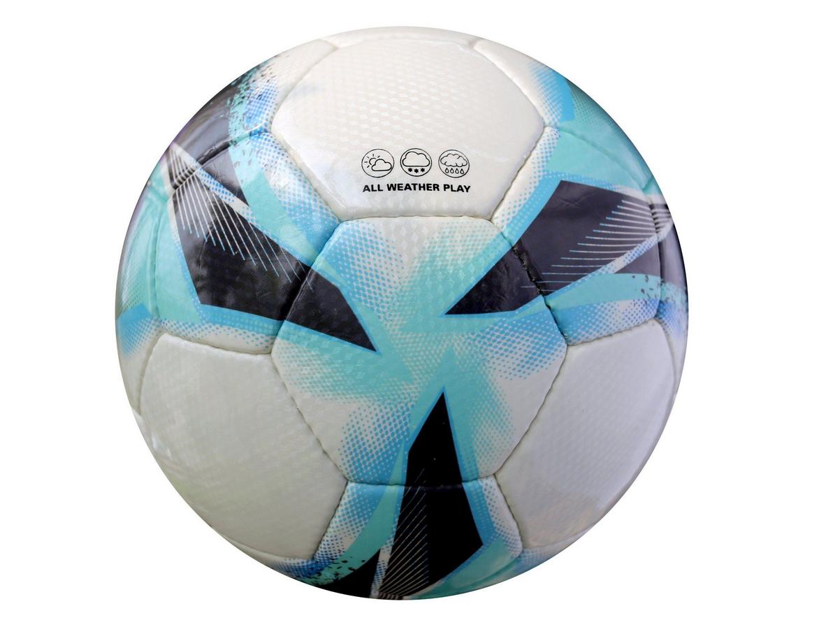 Bóng size 5 đạt chuẩn FIFA Quality với chu vi và trọng lượng rõ ràng.