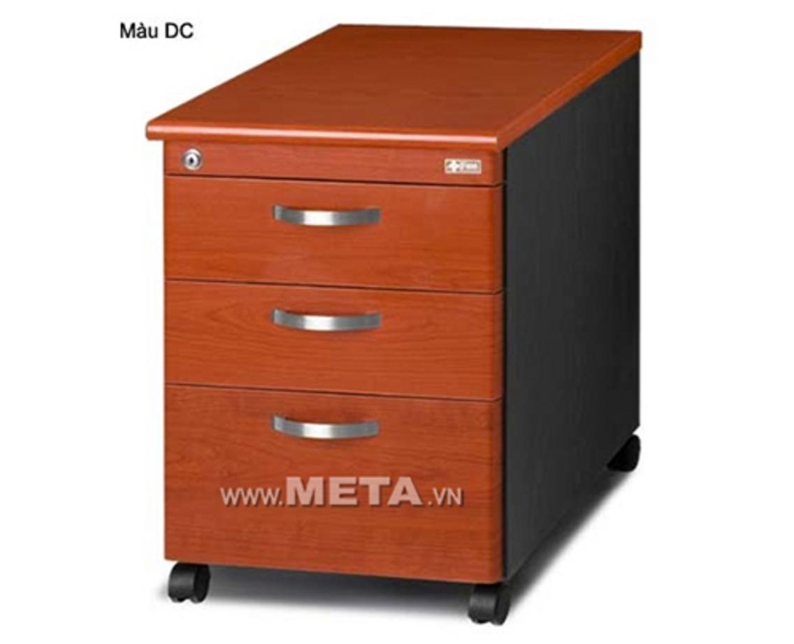 3 ngăn kéo dùng chung khóa dàn giúp lưu trữ tài liệu an toàn.