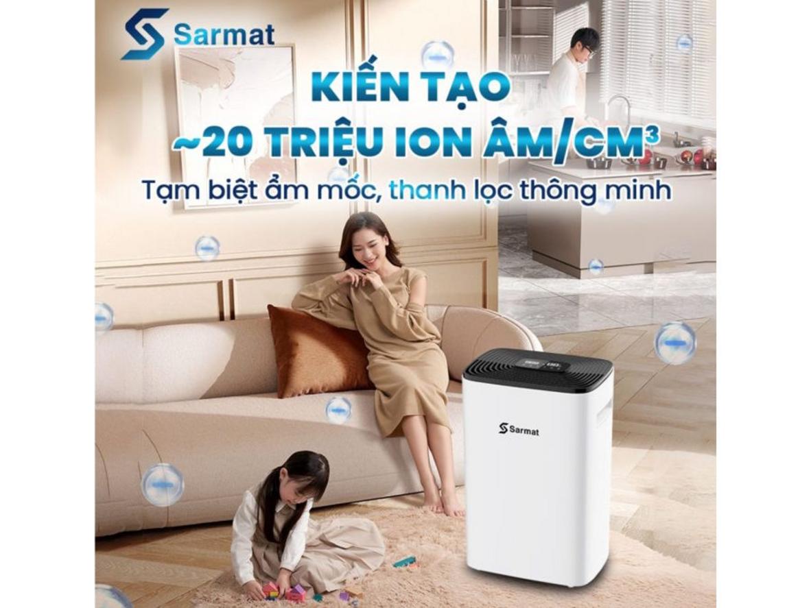 SM401 phù hợp cho không gian 40–70m², dùng ổn định và hiệu quả.