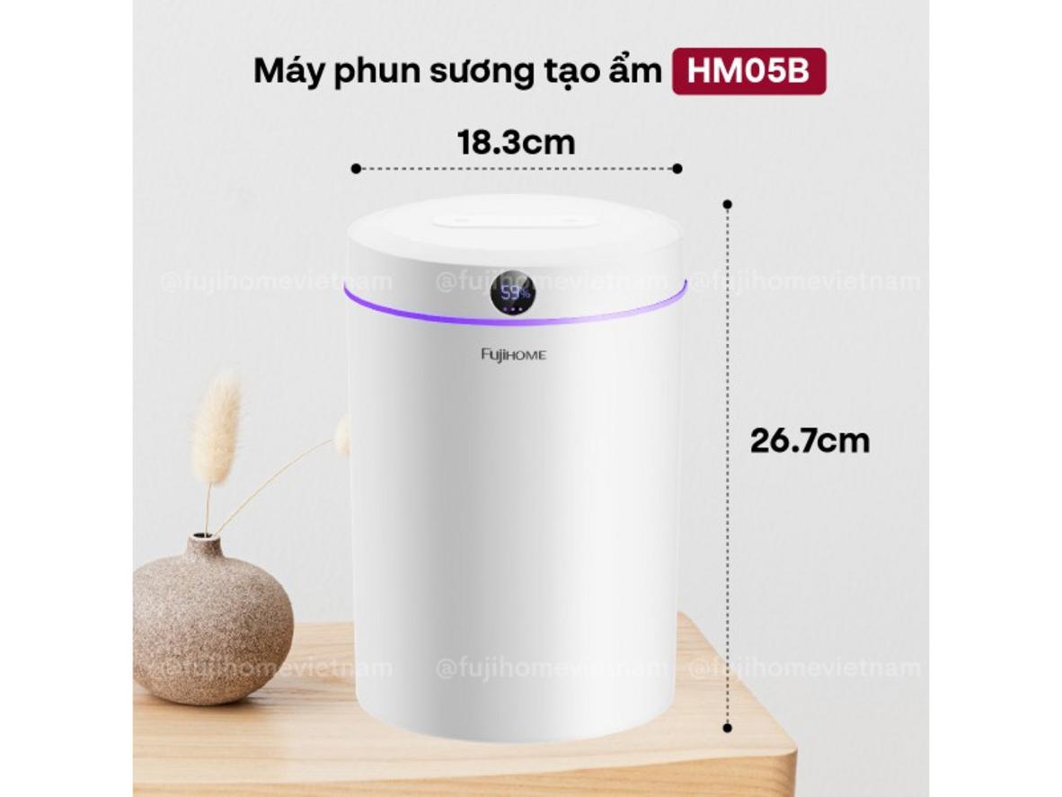 HM05B phù hợp hơn khi cần bình lớn và 2 vòi phun kép.