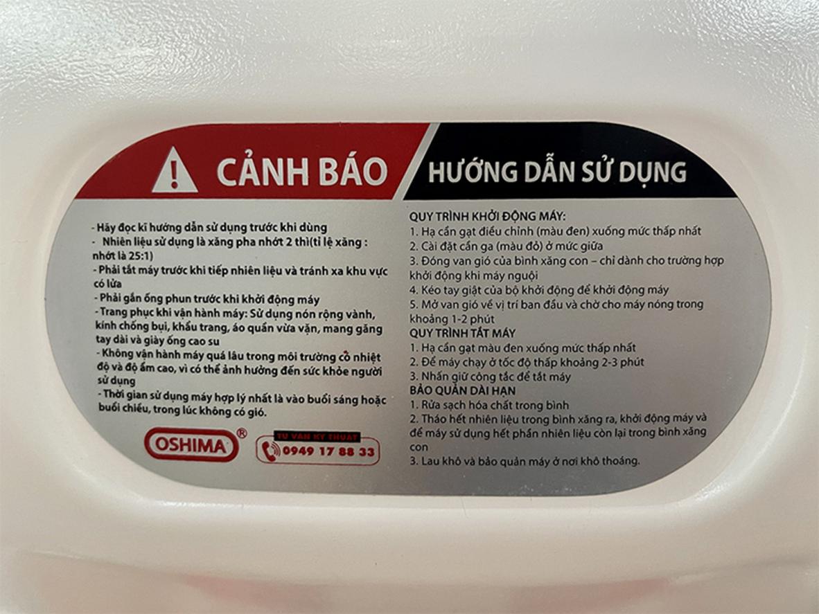 OS-43 phù hợp diện tích lớn và nhu cầu làm việc liên tục hơn máy phun pin.