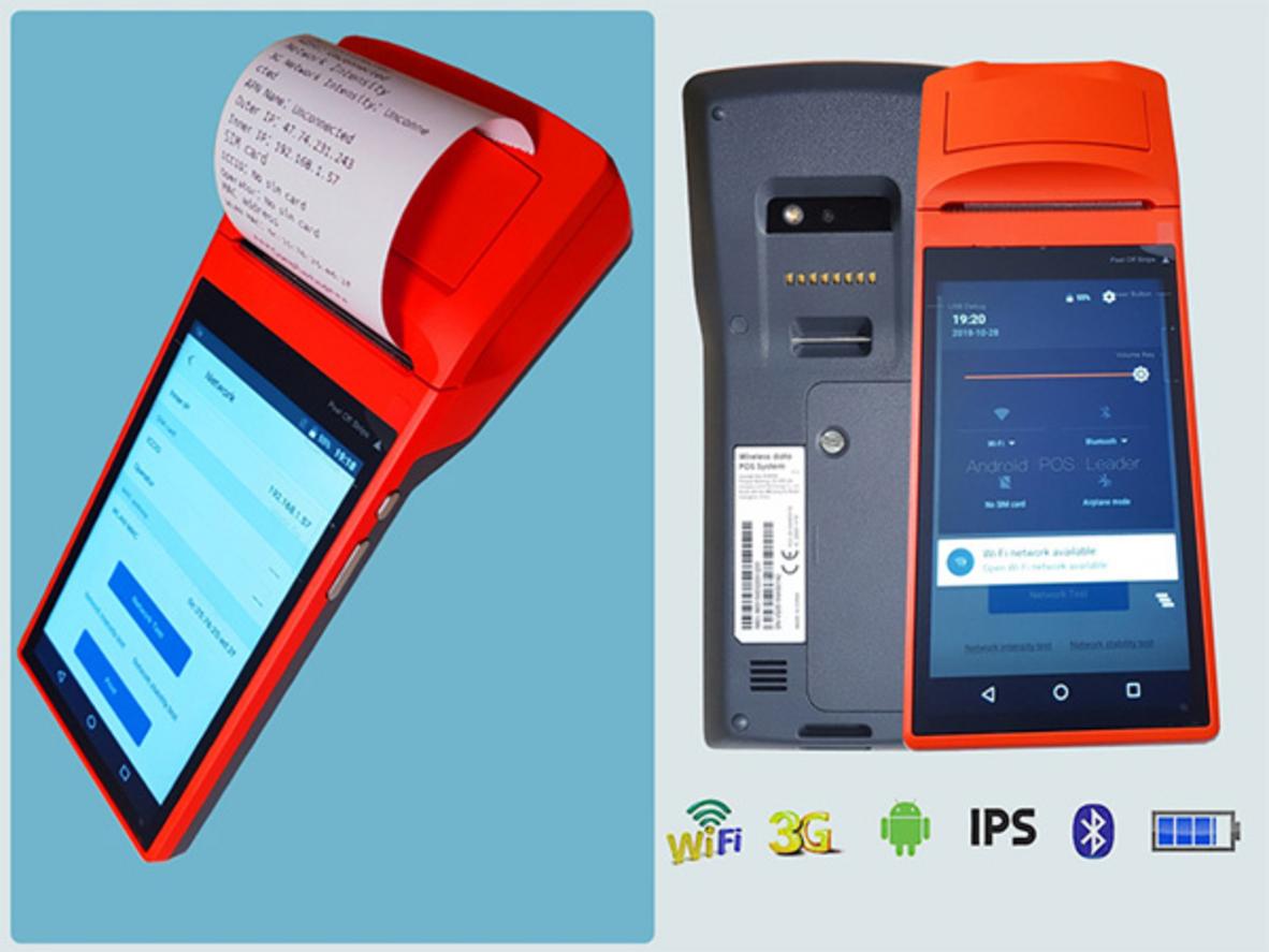 Sunmi V1S giúp thao tác order và in hóa đơn nhanh tại quầy bán hàng nhỏ.