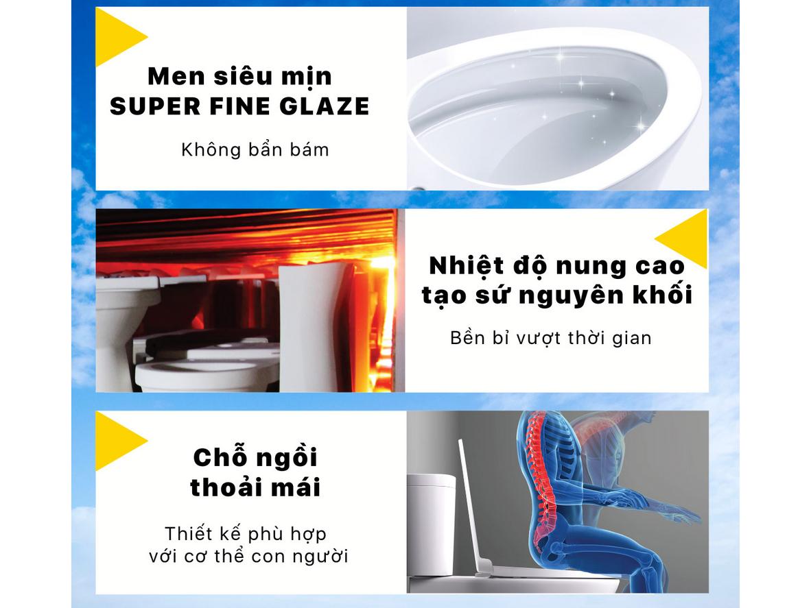 Tâm thoát 300 mm giúp CD1338 dễ lắp trong nhiều phòng tắm tiêu chuẩn.