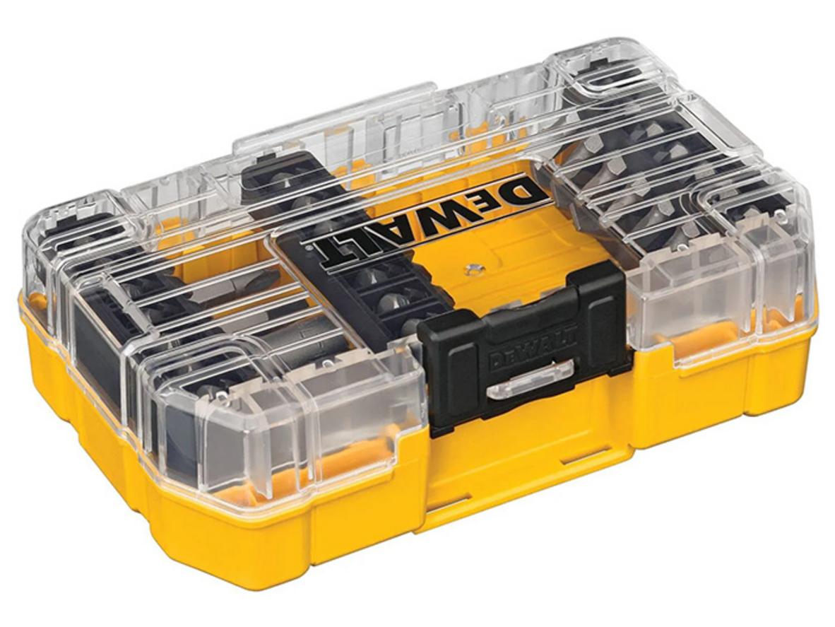 Trục thép CR-V giúp bộ mũi vít DeWalt DW2162 bền hơn khi siết mở liên tục.
