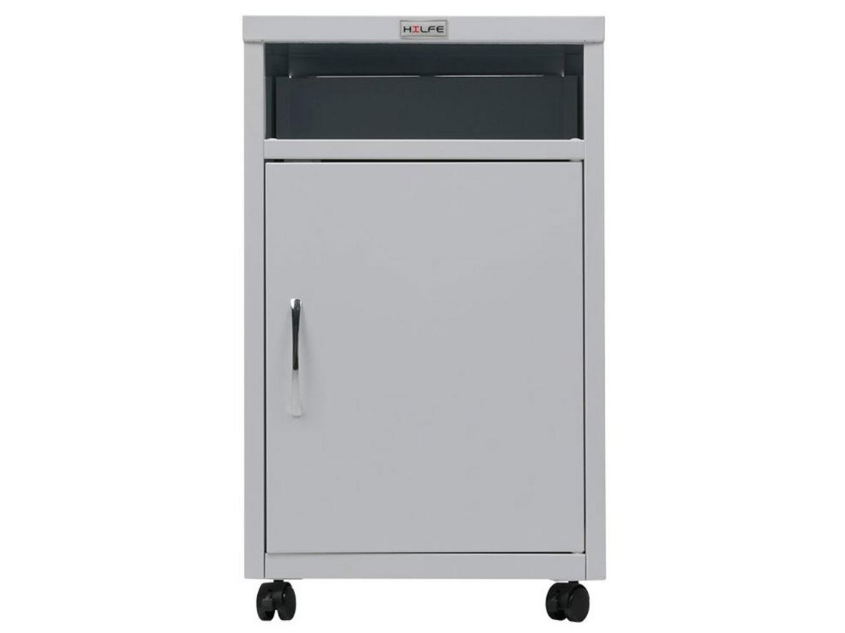 Thép sơn tĩnh điện giúp hộc tủ y tế bền và dễ vệ sinh hơn trong thực tế sử dụng.