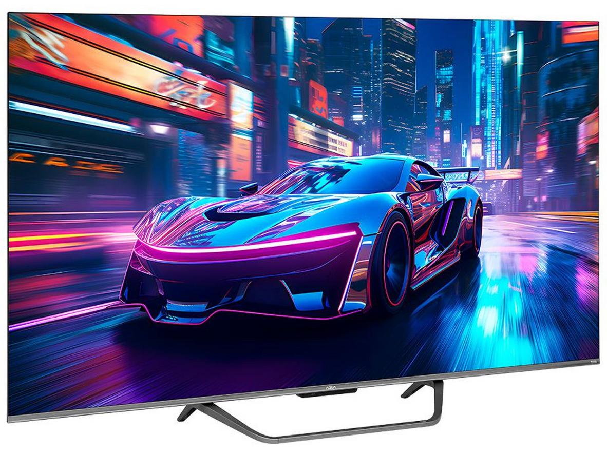 Thông số chính và chất liệu hoàn thiện của Google Tivi QLED Aqua 85 inch.