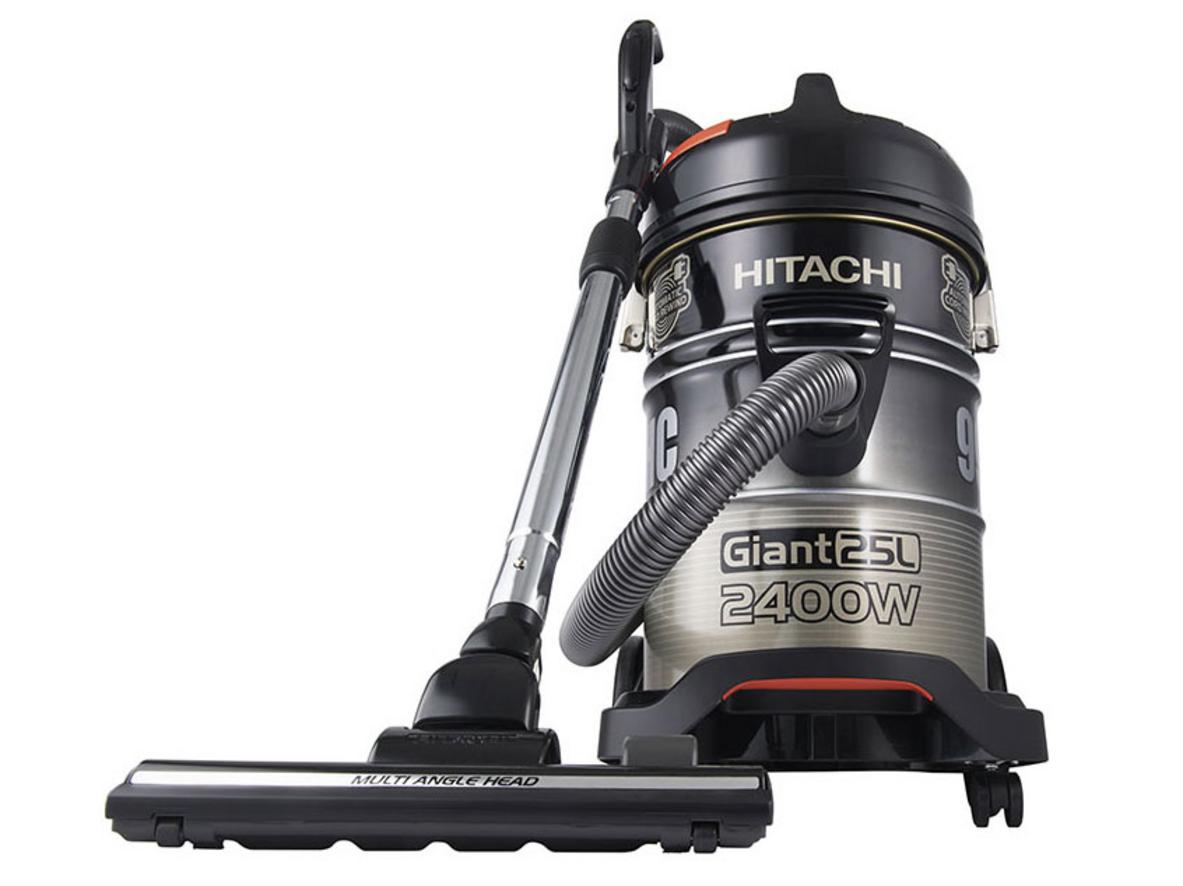 Thùng chứa 25 lít giúp giảm số lần đổ bụi khi làm sạch liên tục.