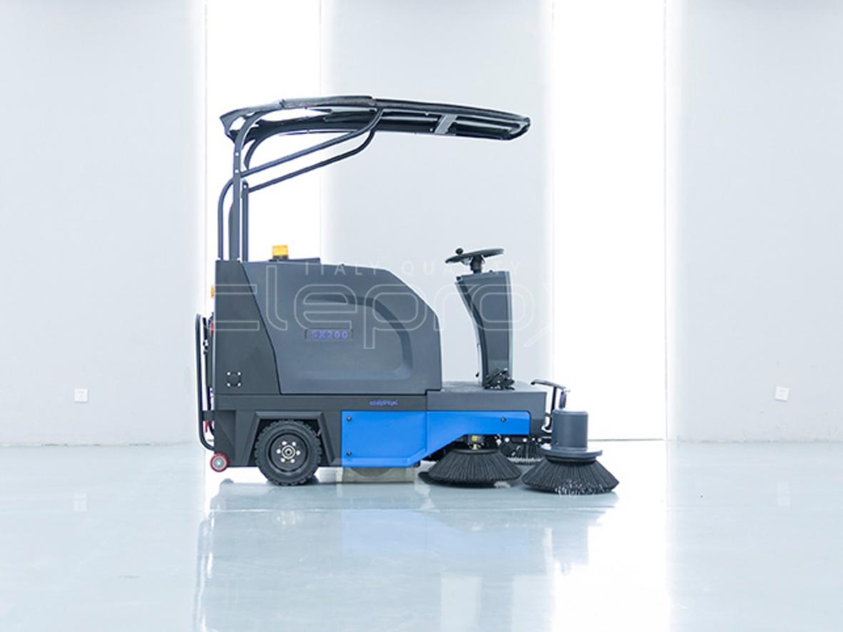 Thùng chứa 180 lít giúp giảm số lần dừng đổ rác.