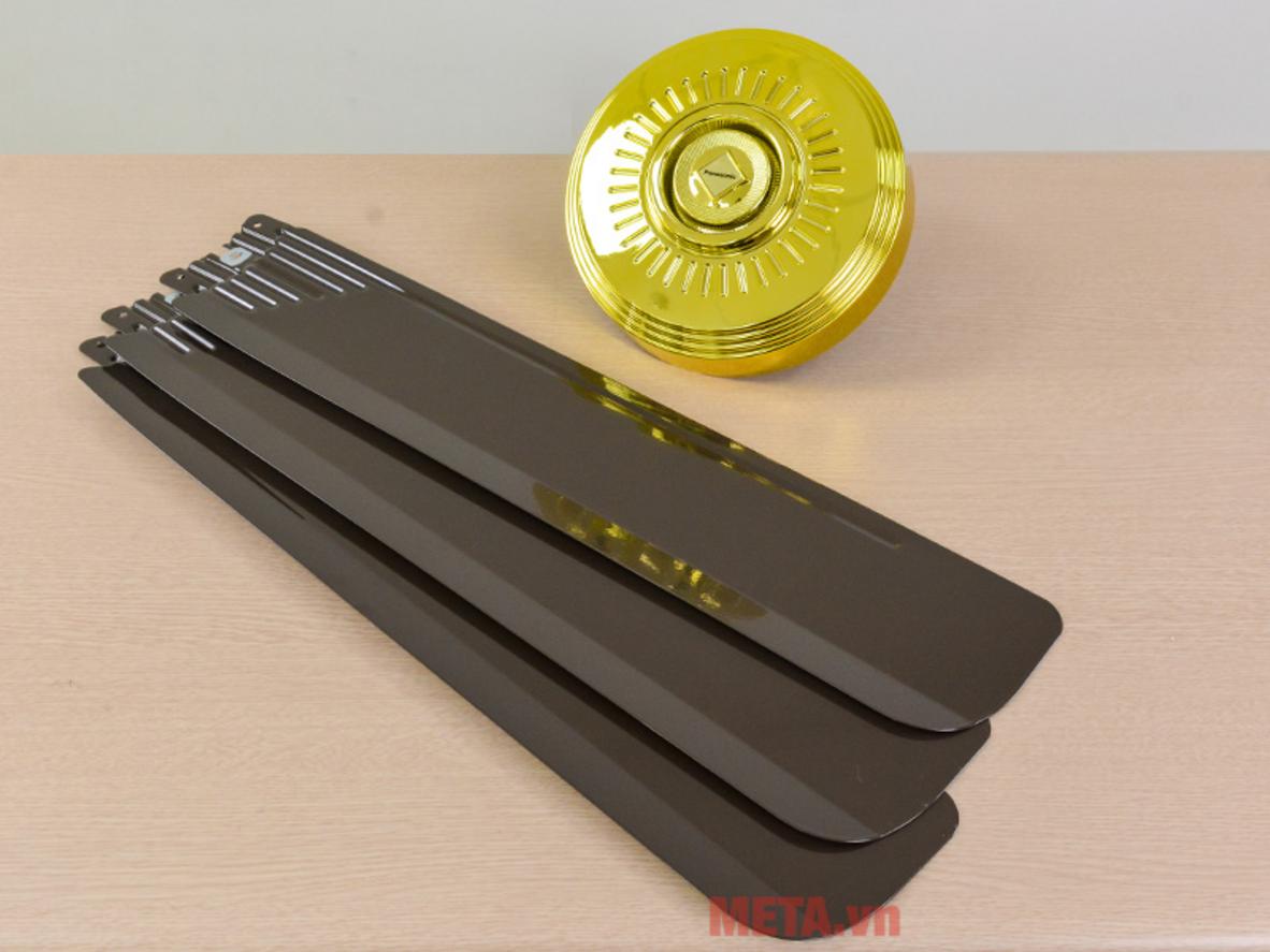 Ti quạt 12 inch 30,4 cm giúp quạt trần Panasonic F-56NCL-S phù hợp hơn với trần thấp.