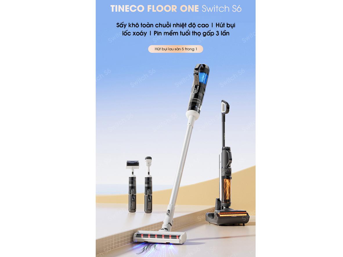 Dung tích bình nước sạch 0,8L và nước thải 0,72L giúp dọn dẹp liền mạch hơn.