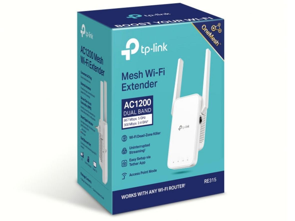 RE315 giúp phủ sóng ổn định cho nhà nhiều phòng và nhà 2–3 tầng.