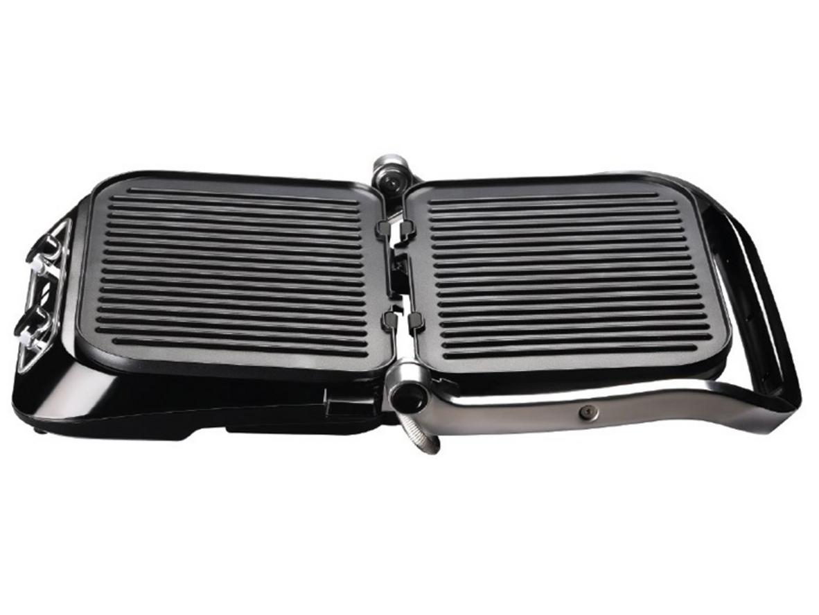 Mặt nướng 310mm x 250mm tạo không gian chế biến thoải mái cho nhiều món.