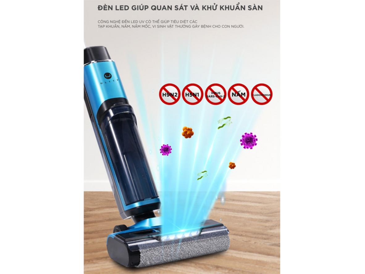 3 chế độ Auto, Ultra và chỉ hút giúp tối ưu theo từng tình huống dọn nhà.