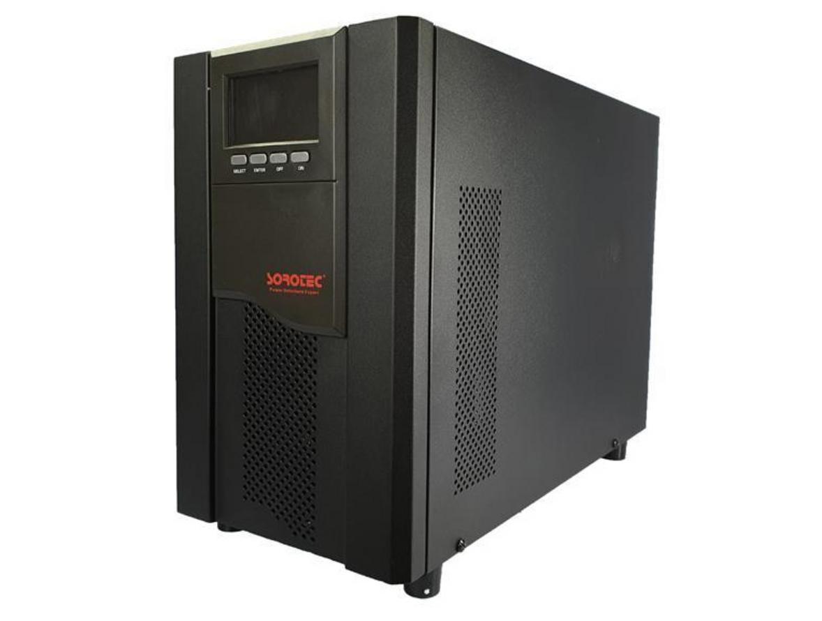 Bộ lưu điện UPS Online Tower Sorotec HP9116C 3KT phù hợp cho camera, modem và máy tính văn phòng.
