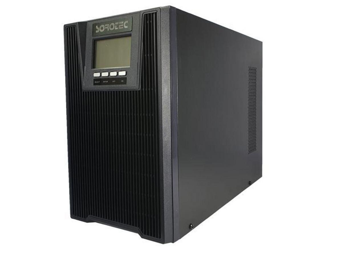 UPS online 3KVA ắc quy ngoài Sorotec HP9116C 3KT-XL cho văn phòng, camera và server nhỏ.
