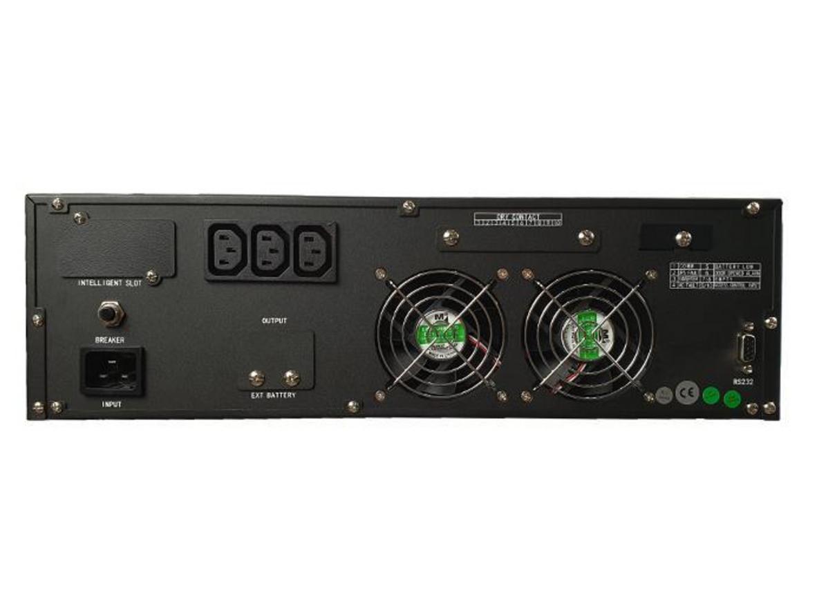 Infographic UPS Sorotec HP9116CR 3KR: True Online, 0 mili giây, 3 phút lưu điện.