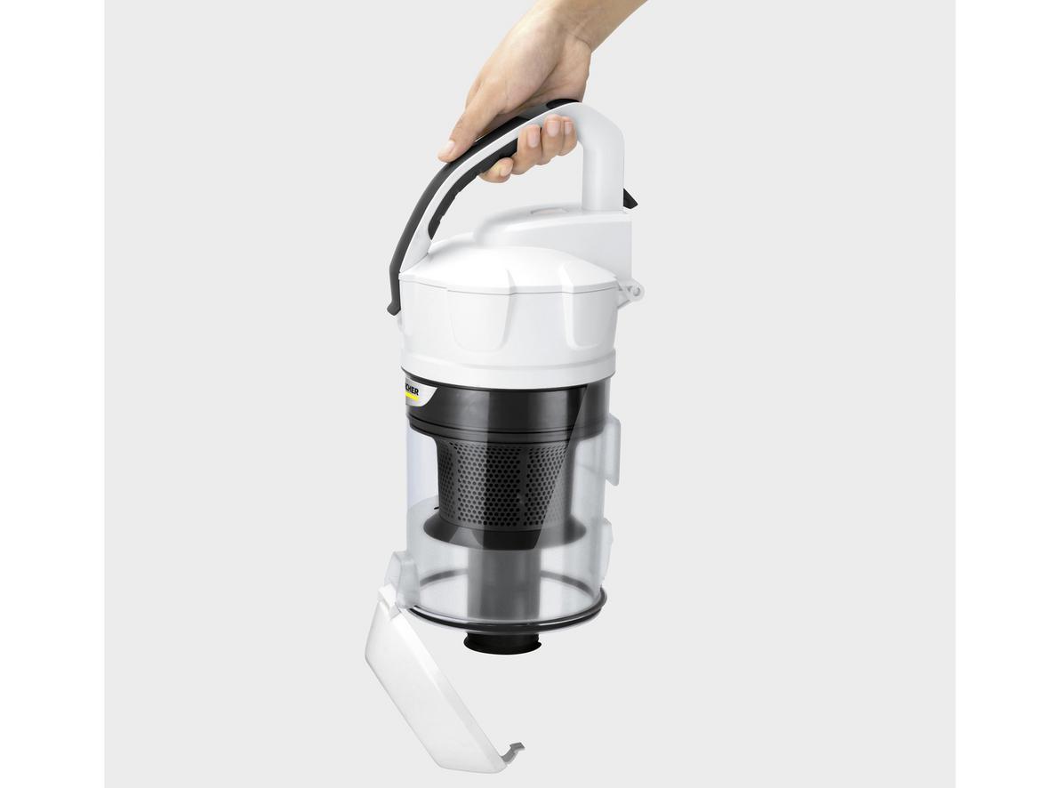 Karcher VC 3 Plus gọn nhẹ, dễ cất và phù hợp không gian sống hiện đại.