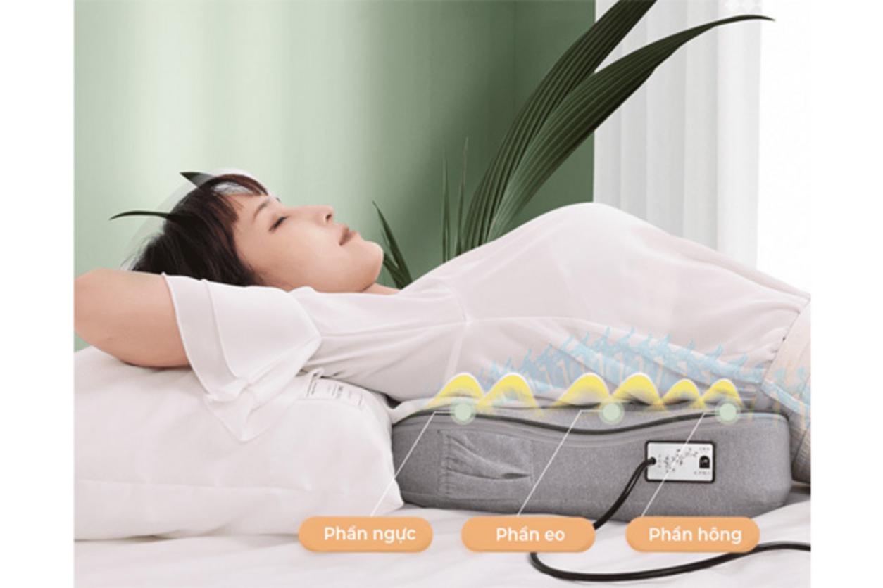 Động cơ kép, đầu massage 20D và nhiệt hồng ngoại là bộ ba tính năng nổi bật của VP-G21.