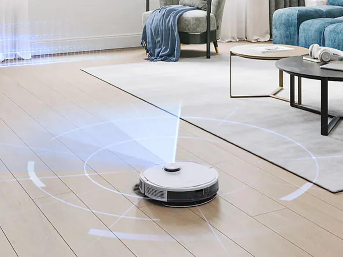 Khả năng vượt gờ khoảng 2cm giúp robot di chuyển thuận giữa các phòng.
