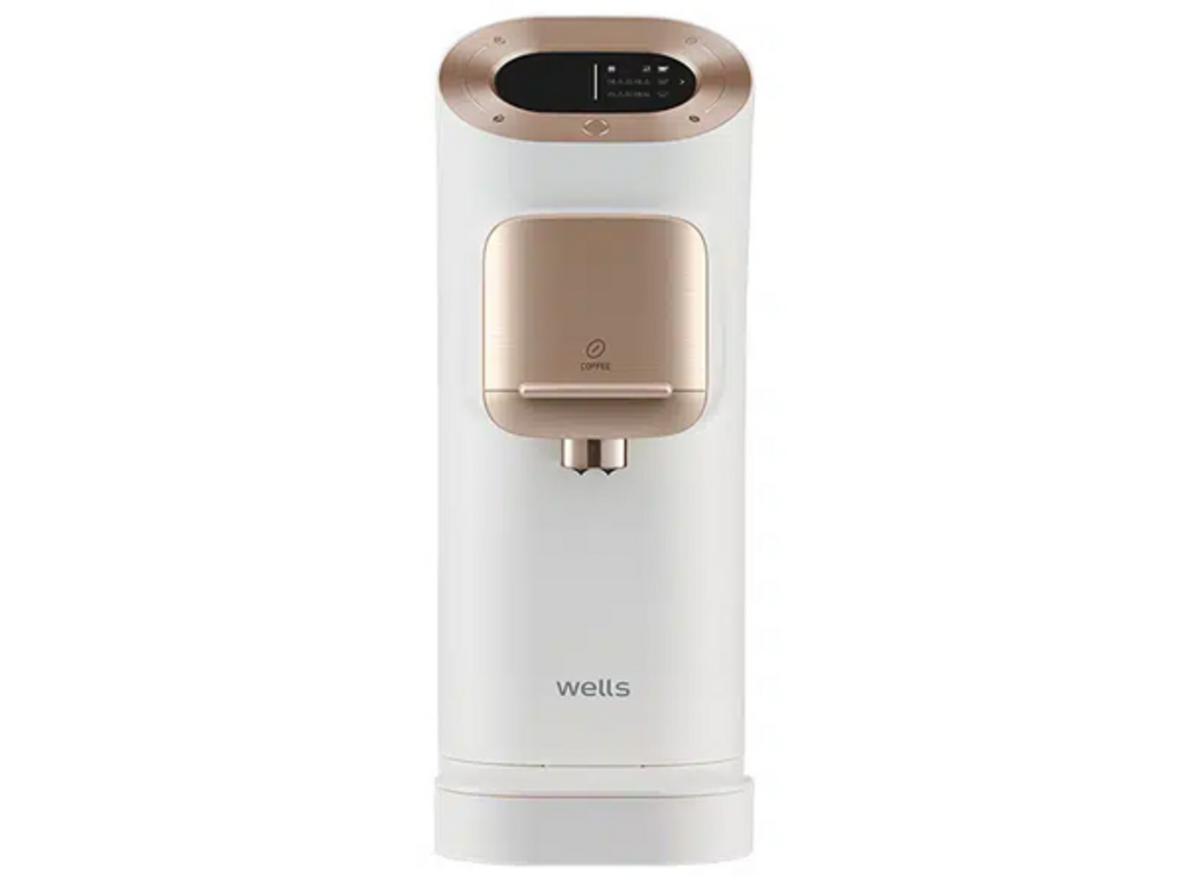 Hệ chiết xuất kép và áp suất 19 bar giúp Wells Home Cafe giữ trọn vị trà và espresso.