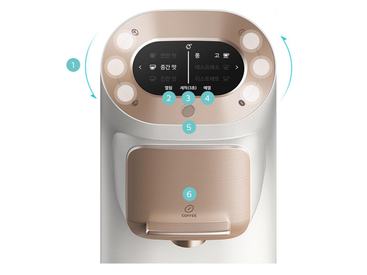 Thân máy kim loại, màn hình cảm ứng và LED giúp máy trông cao cấp, dễ dùng.