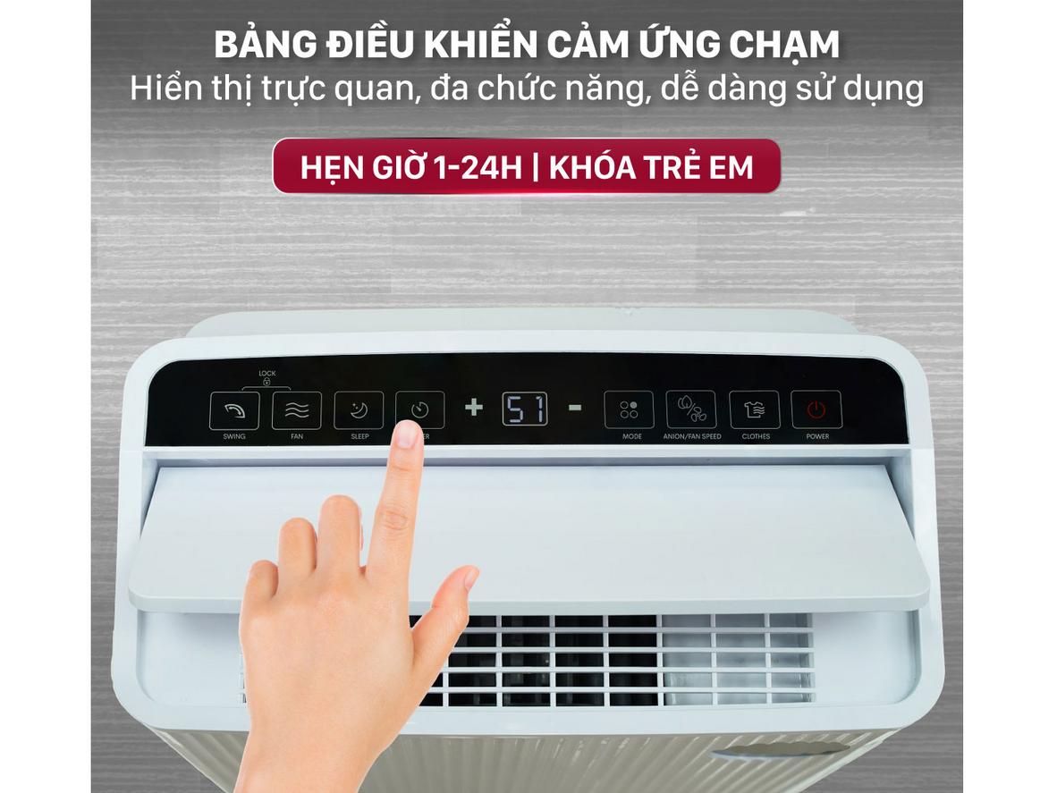 Điều khiển từ xa bằng Wi-Fi và app điện thoại