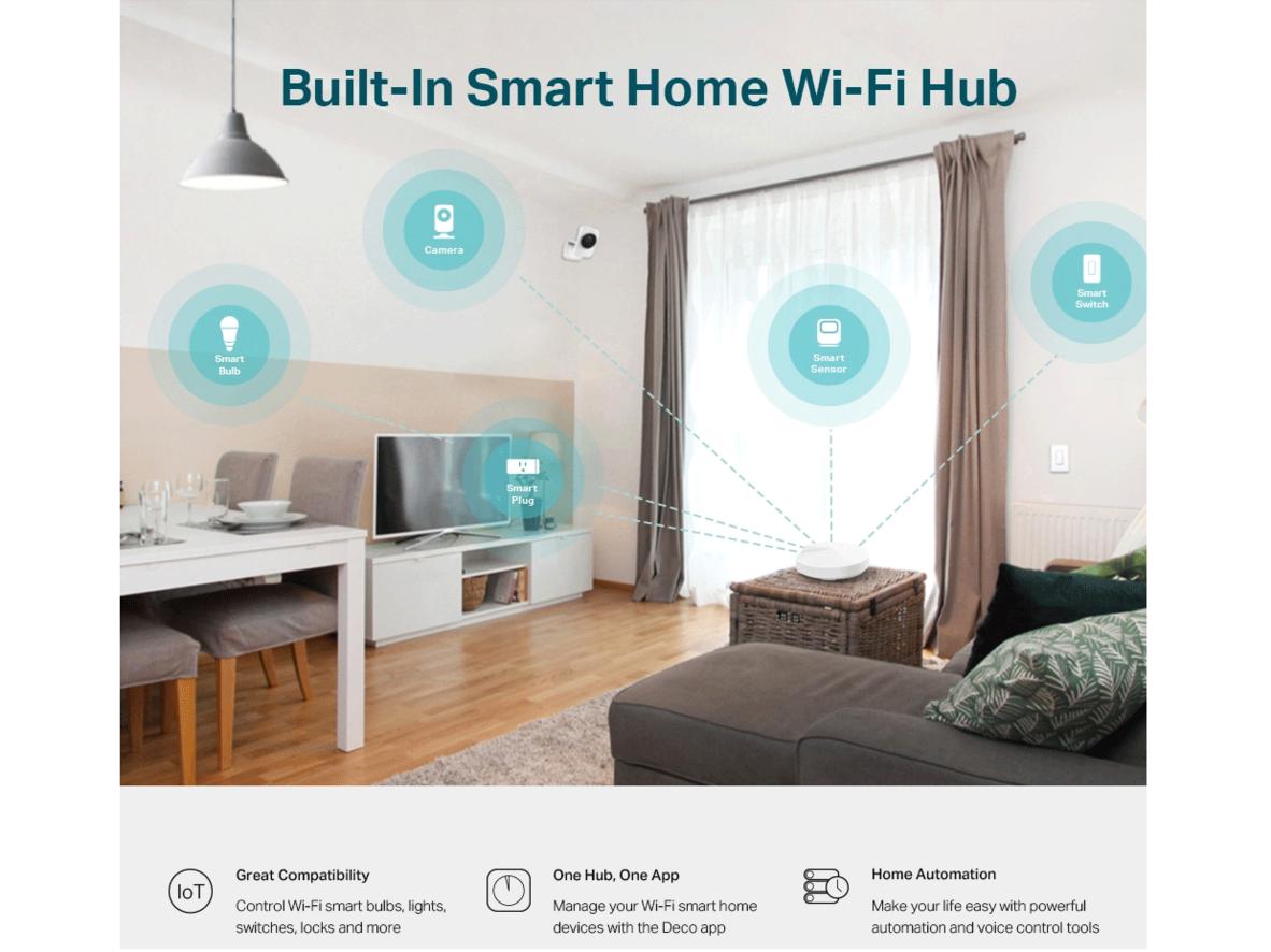 Roaming liền mạch nhờ hệ thống Wi‑Fi Mesh Deco M5.