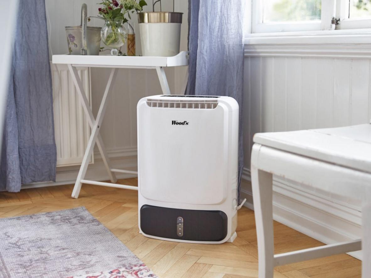 Công suất 640W và 2 tốc độ quạt giúp Woods WDD80 vận hành linh hoạt.