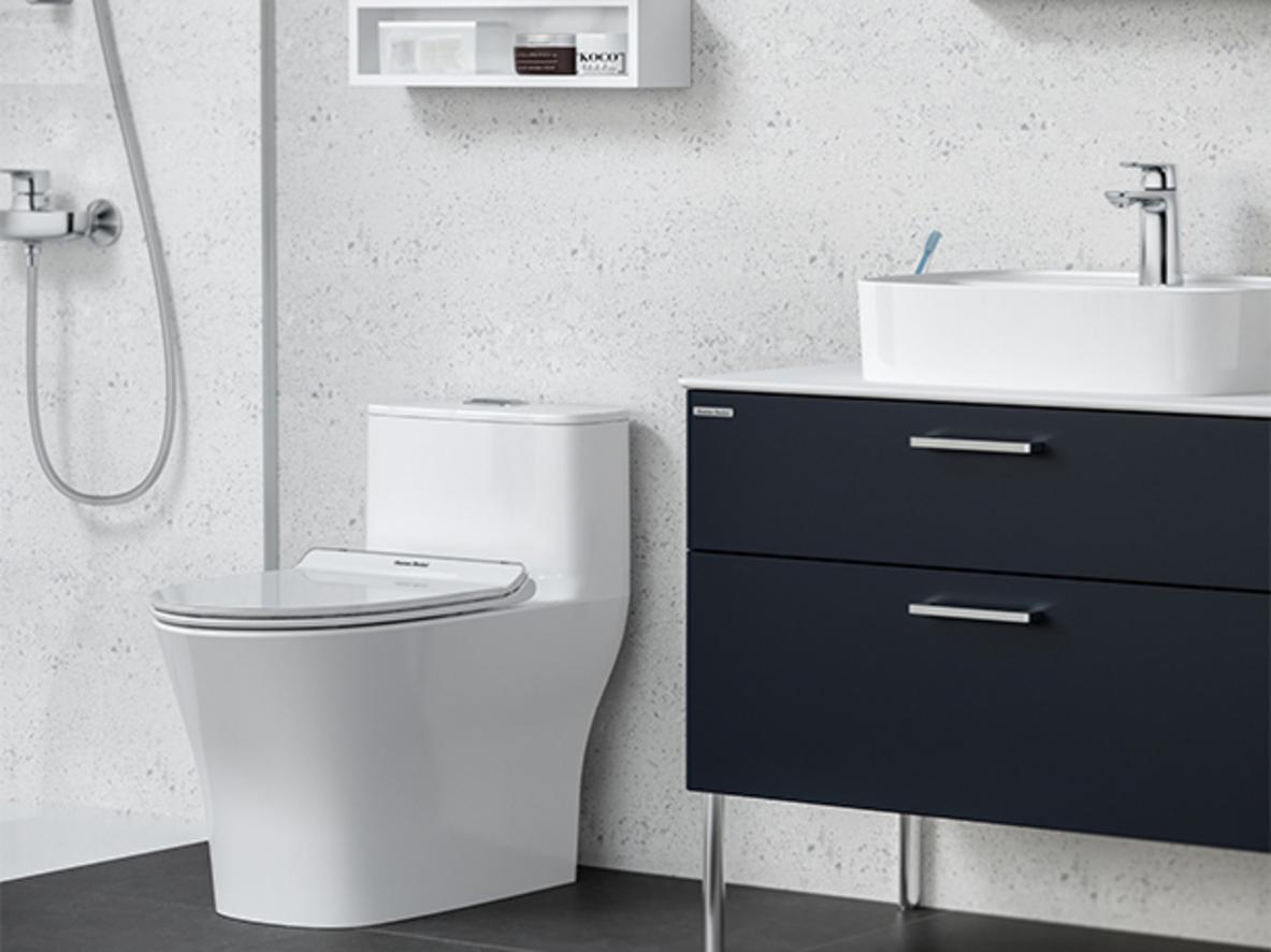 Thiết kế 1 khối liền mạch giúp WP-1880 dễ vệ sinh hơn.