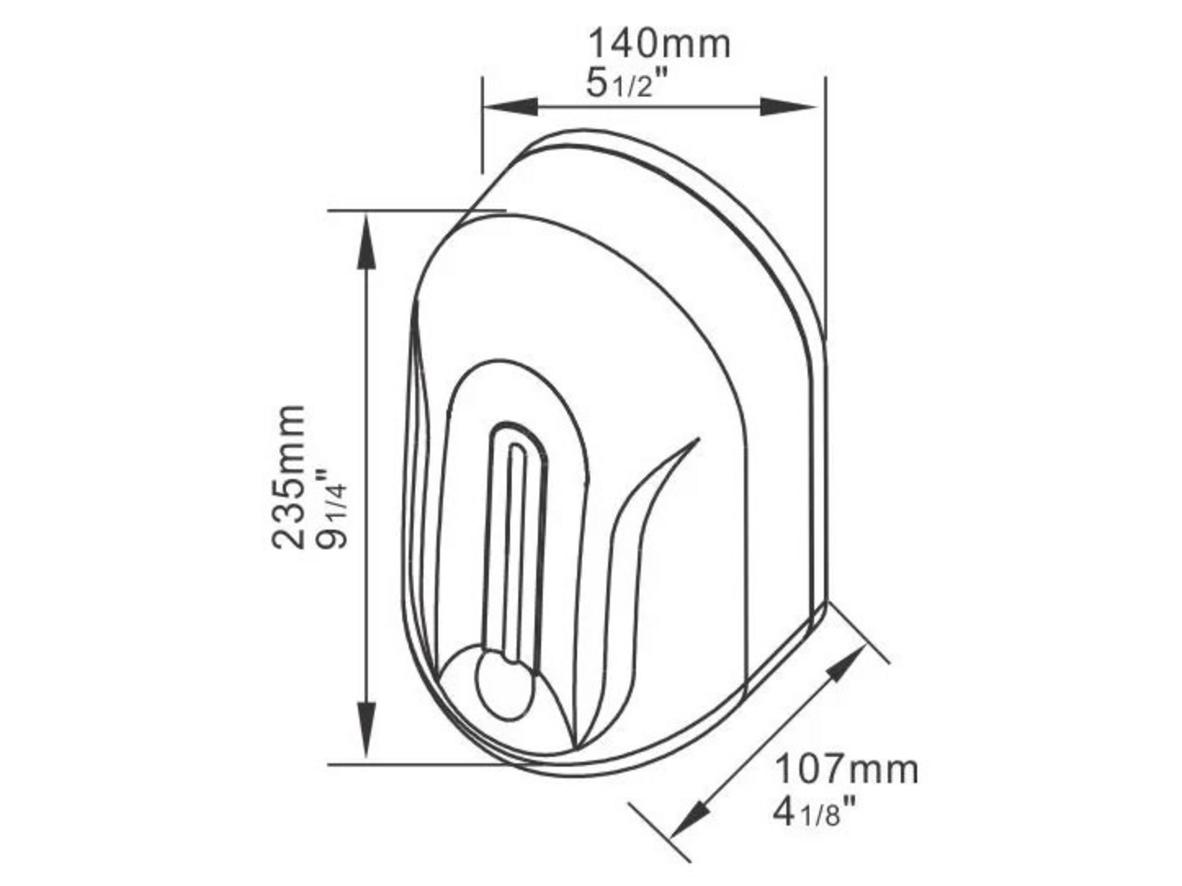 Dung tích 1,1 lít giúp máy đáp ứng tốt nhu cầu sát khuẩn thường xuyên.