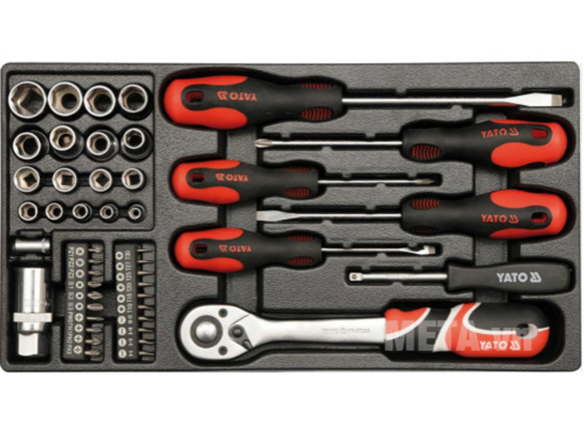 Thép CrV và thép S2 giúp YATO YT38951 bền hơn khi thao tác liên tục.